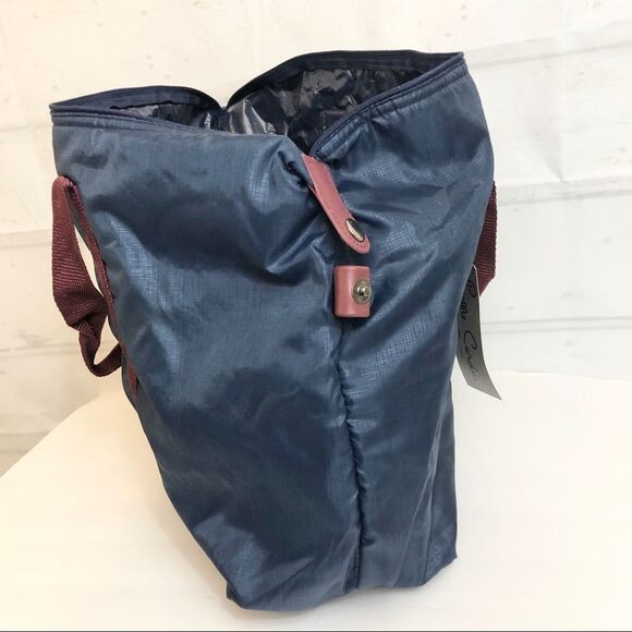 Pierre Cardin Paris New York  Blue travel duffel Bag NWT multi-purpose bag - Picture 5 of 8